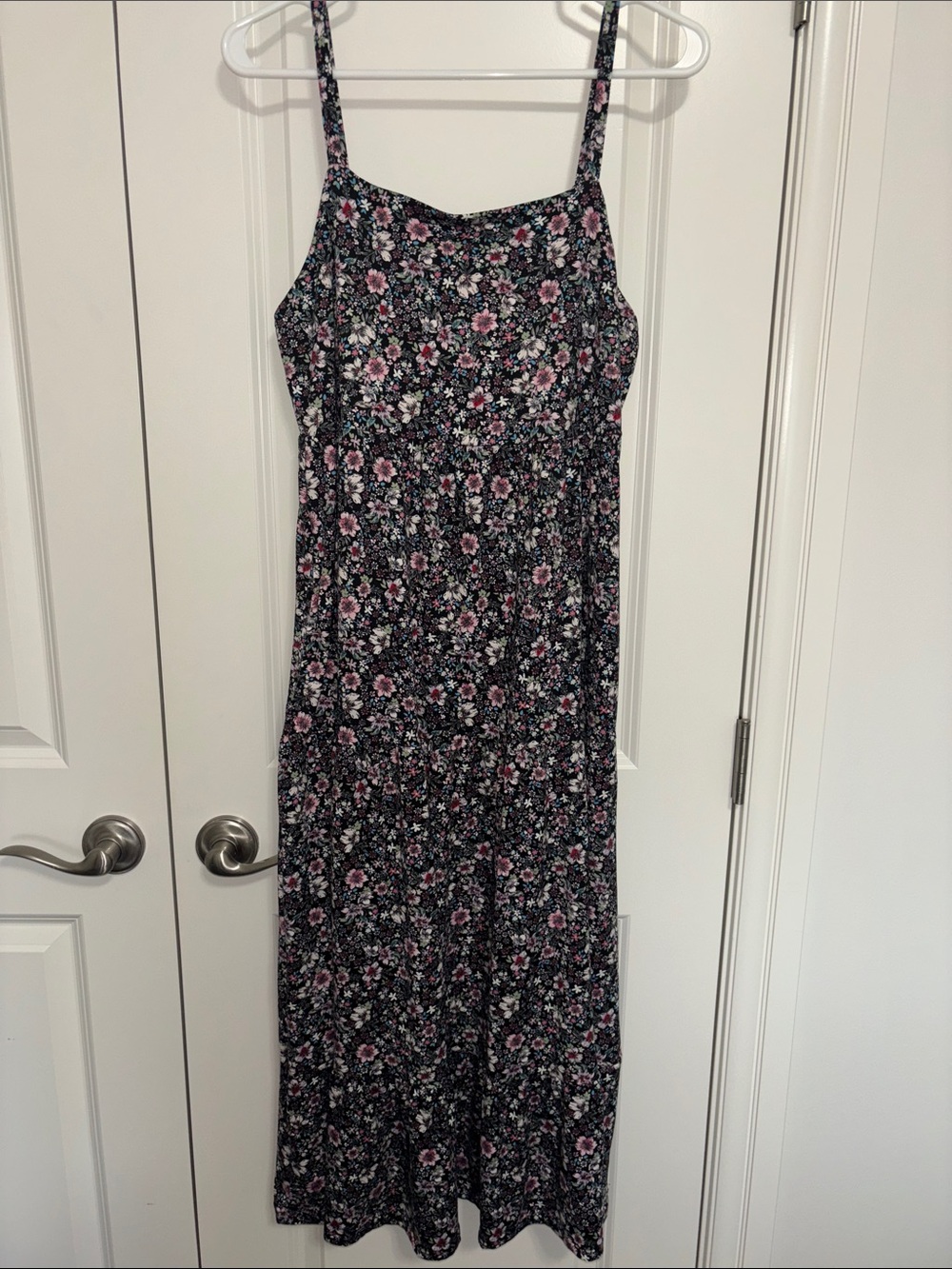 SO Floral Black Maxi Sundress